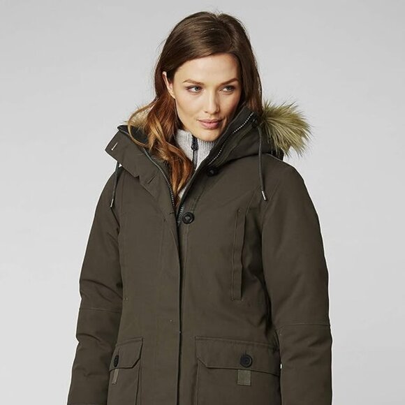Helly-Hansen Womens Longyear II Waterproof Parka Jacket - Picture 1 of 8